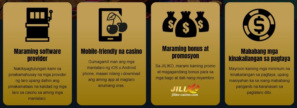 JILIKO Online Casino Kumuha ng Bonus