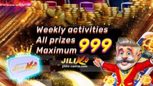 JILIKO Online Casino lingguhang aktibidad na bonus hanggang 999