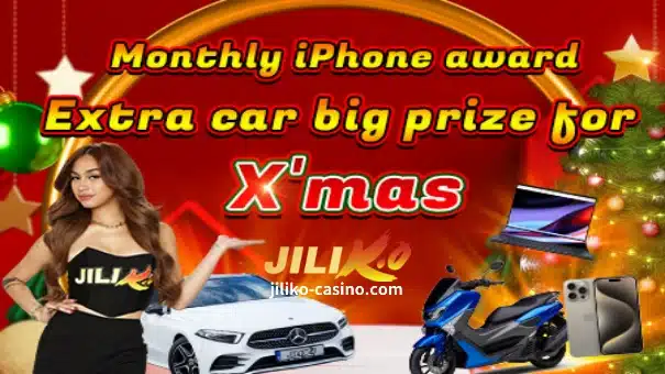 JILIKO Buwanang iPhone Prize, Extra Christmas Car Prize
