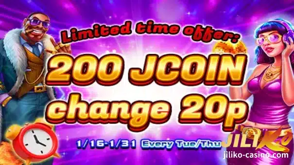 JILIKO Limited time offer: 200 JCOIN change 20